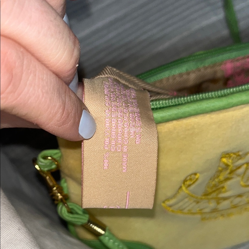 Y2K Vintage Juicy Couture Yellow and Green Clutch - Picture 6 of 8